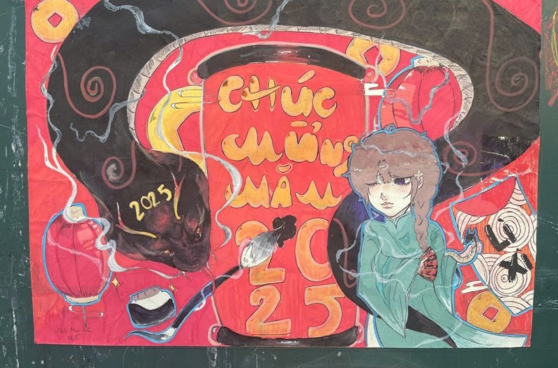 tranh vẽ ngày tết 13