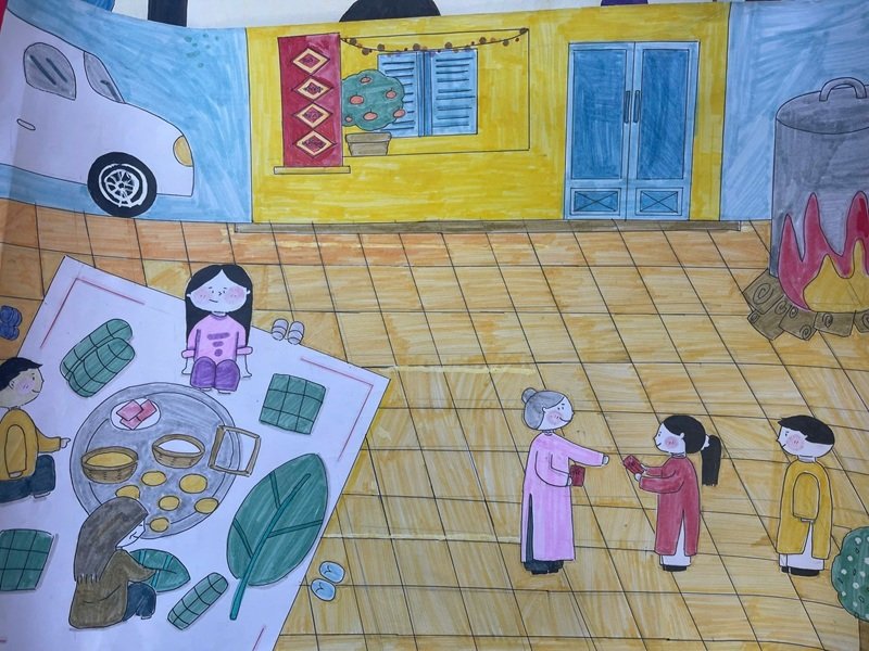 tranh vẽ ngày tết 15