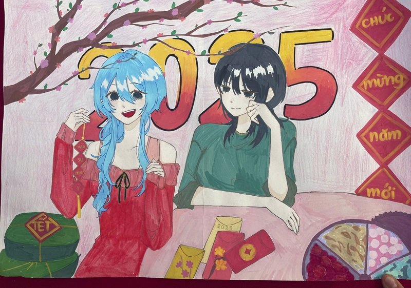 tranh vẽ ngày tết 18