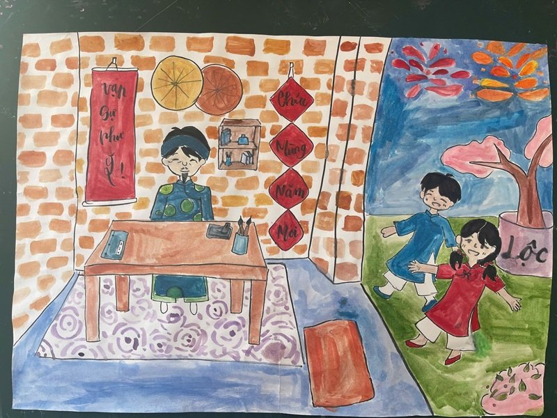 tranh vẽ ngày tết 22