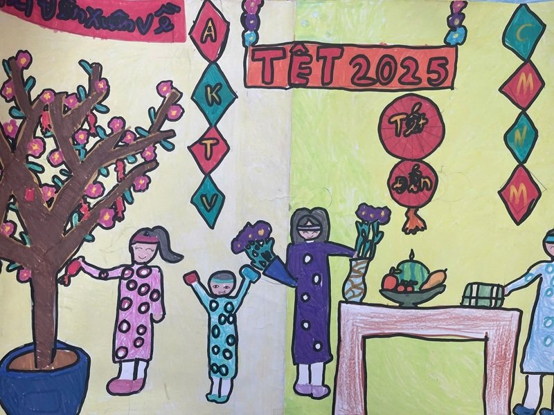 tranh vẽ ngày tết 23