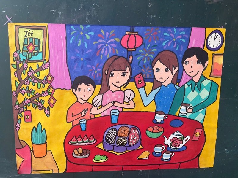 tranh vẽ ngày tết 26