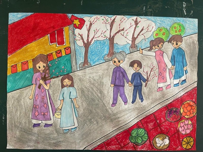 tranh vẽ ngày tết 34