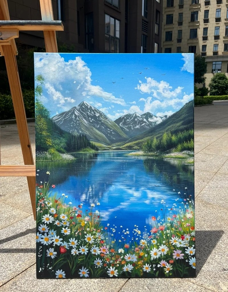 tranh vẽ phong cảnh 11