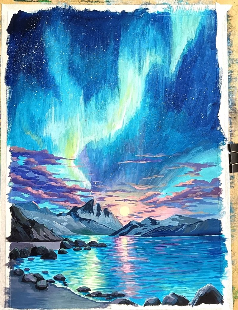 tranh vẽ phong cảnh 16