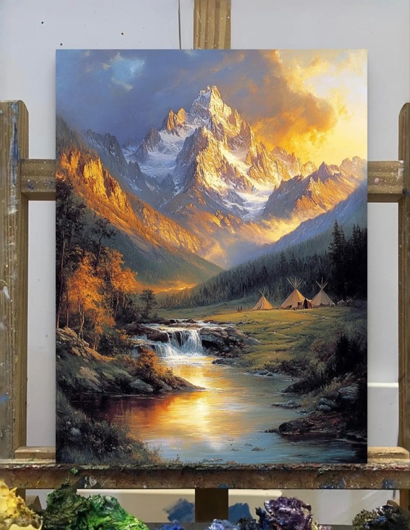 tranh vẽ phong cảnh 18