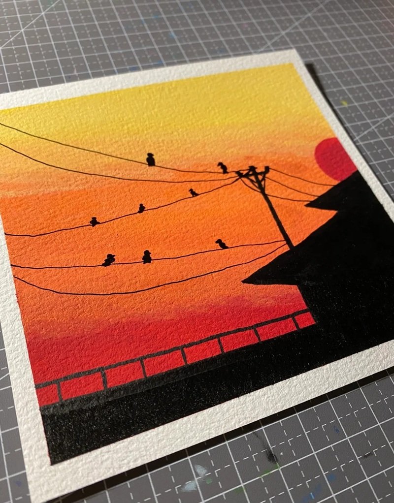 tranh vẽ phong cảnh 19