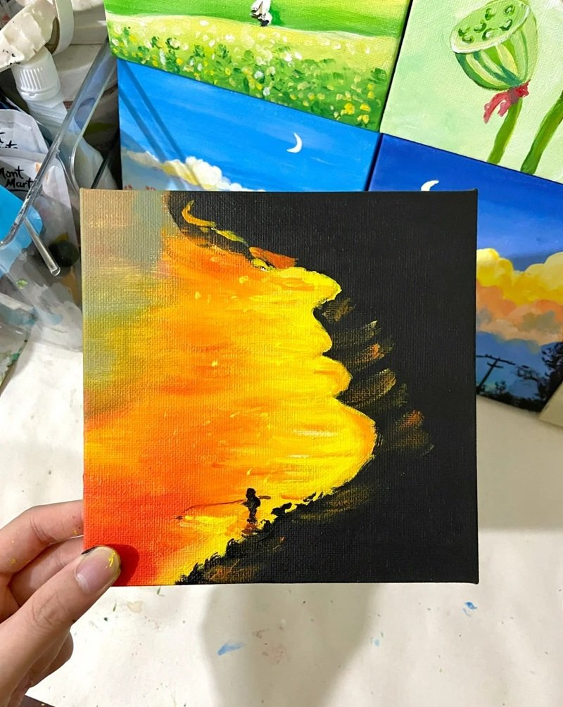 tranh vẽ phong cảnh 2