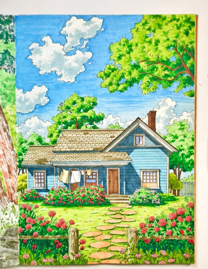 tranh vẽ phong cảnh 23