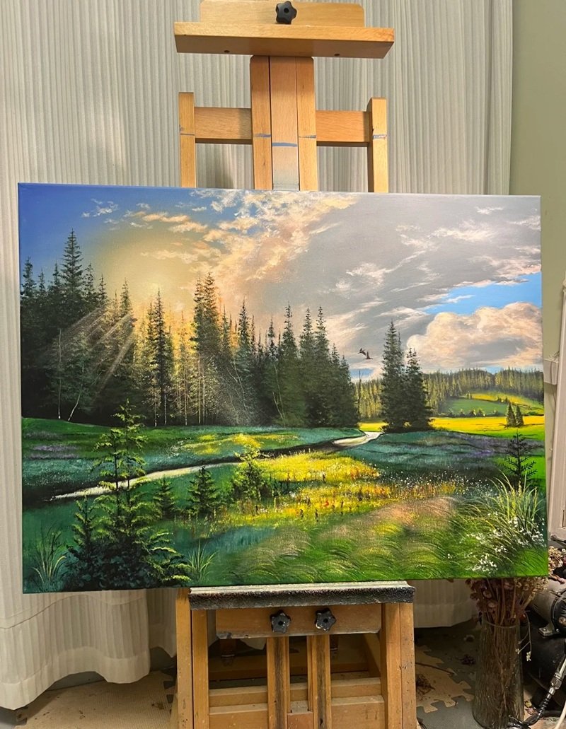 tranh vẽ phong cảnh 24