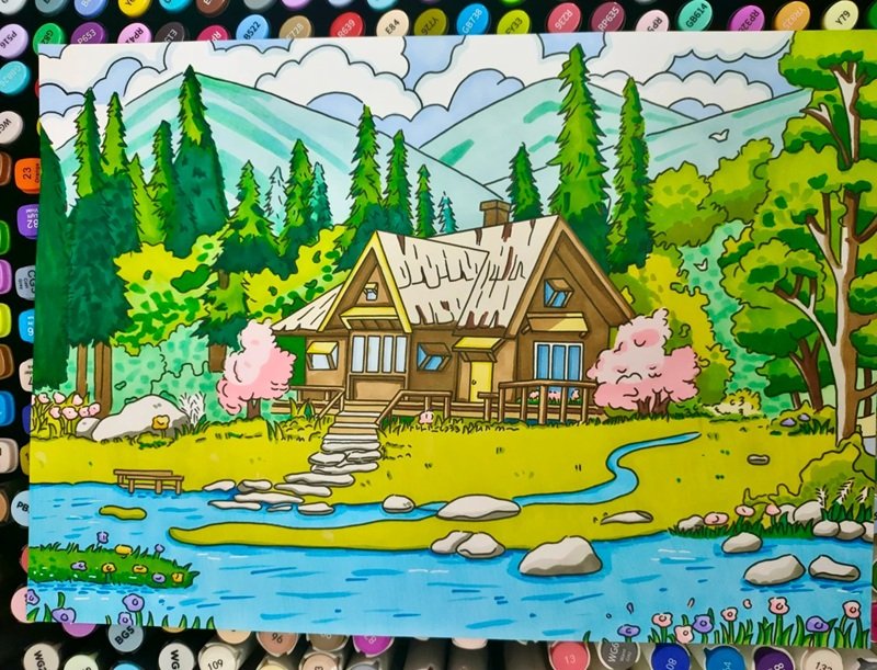 tranh vẽ phong cảnh 30