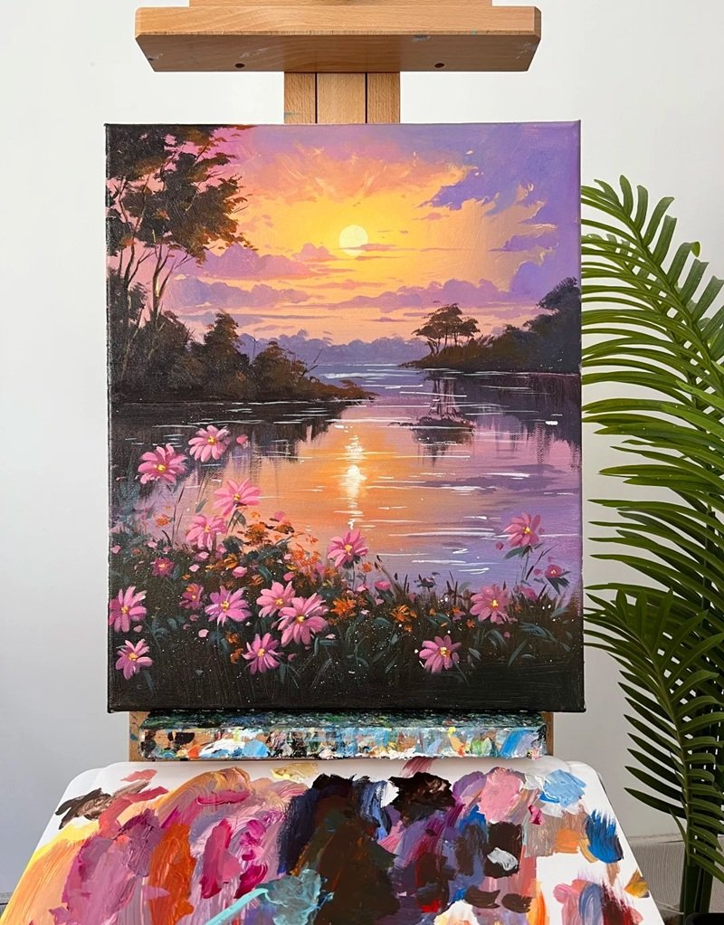 tranh vẽ phong cảnh 39