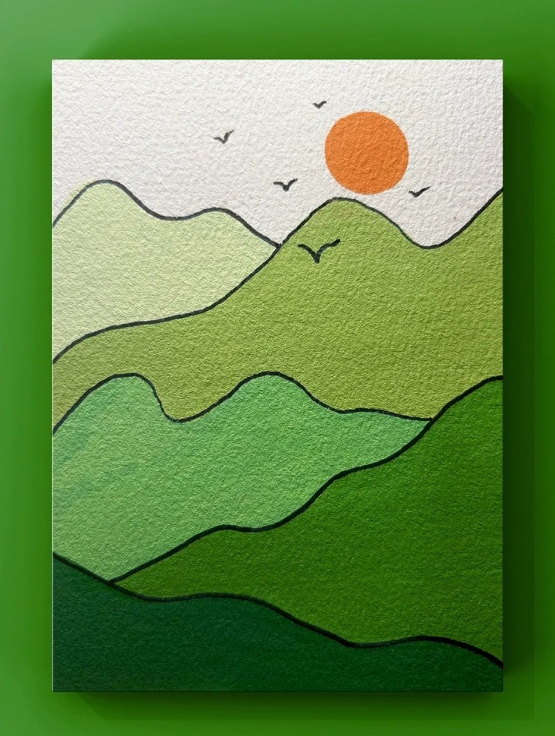 tranh vẽ phong cảnh 4