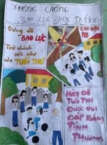 50+ tranh vẽ phòng chống bạo lưc học đường ý nghĩa