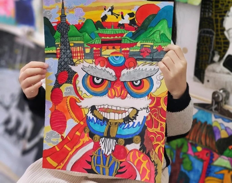 tranh vẽ quê hương 13