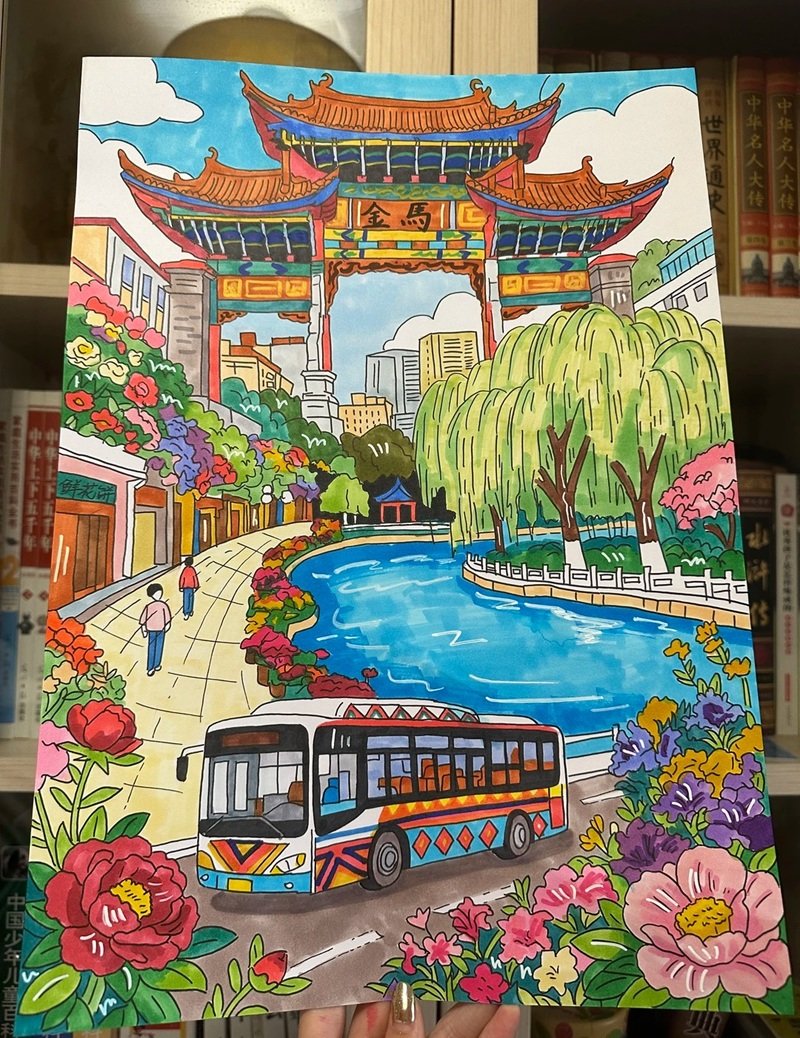 tranh vẽ quê hương 16