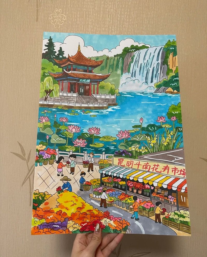 tranh vẽ quê hương 17