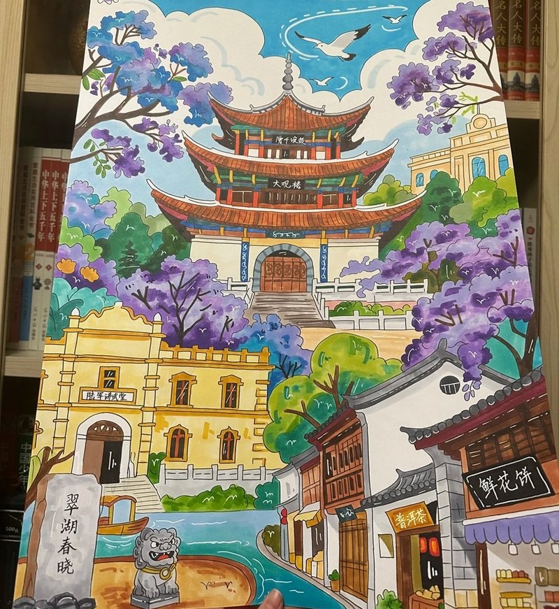 tranh vẽ quê hương 18