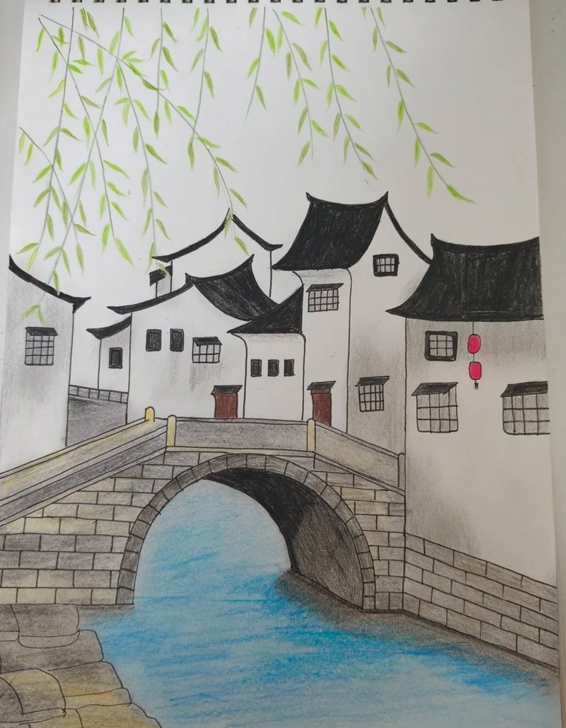 tranh vẽ quê hương 23