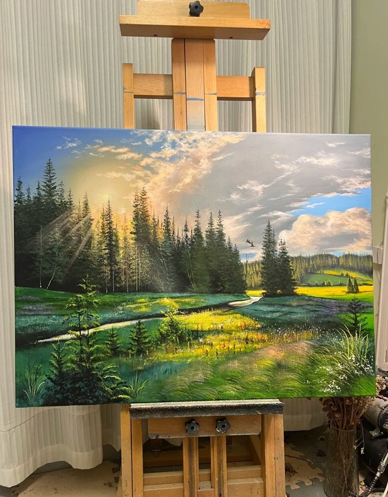 tranh vẽ quê hương 27