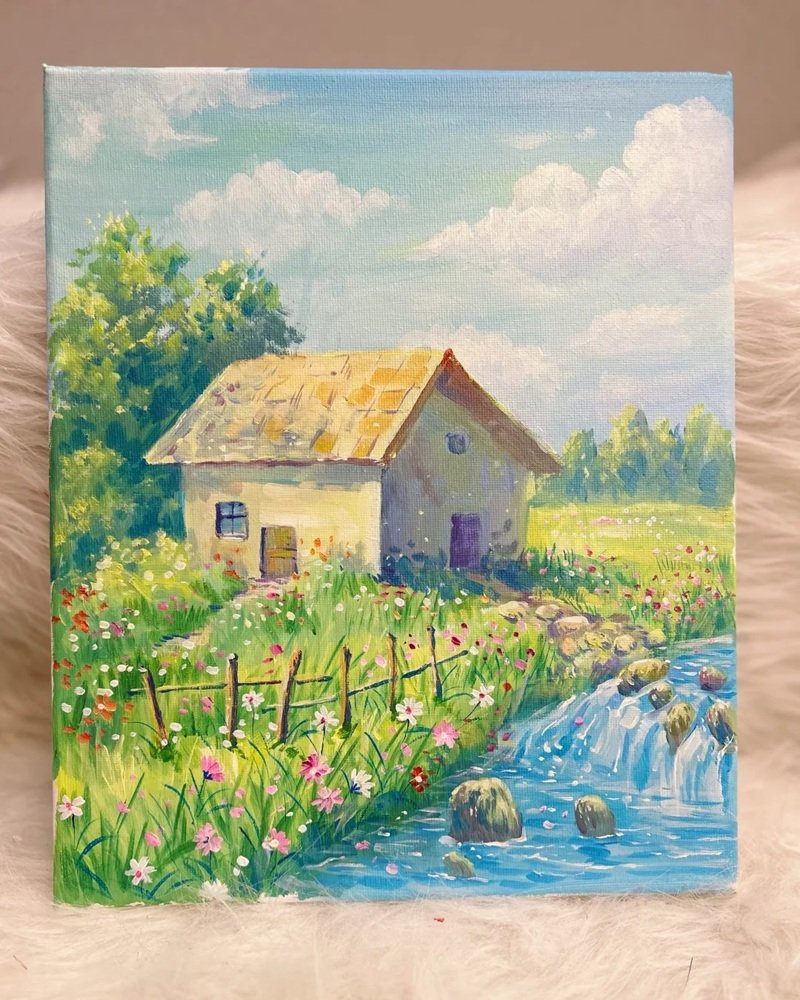 tranh vẽ quê hương 29