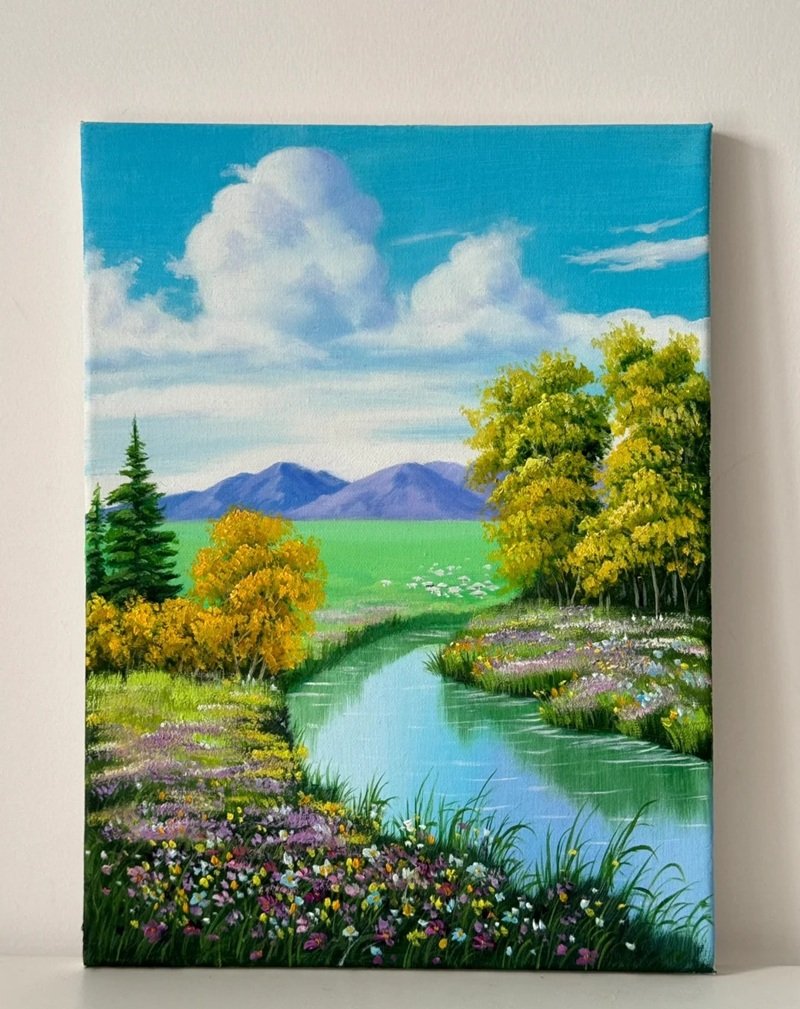 tranh vẽ quê hương 31