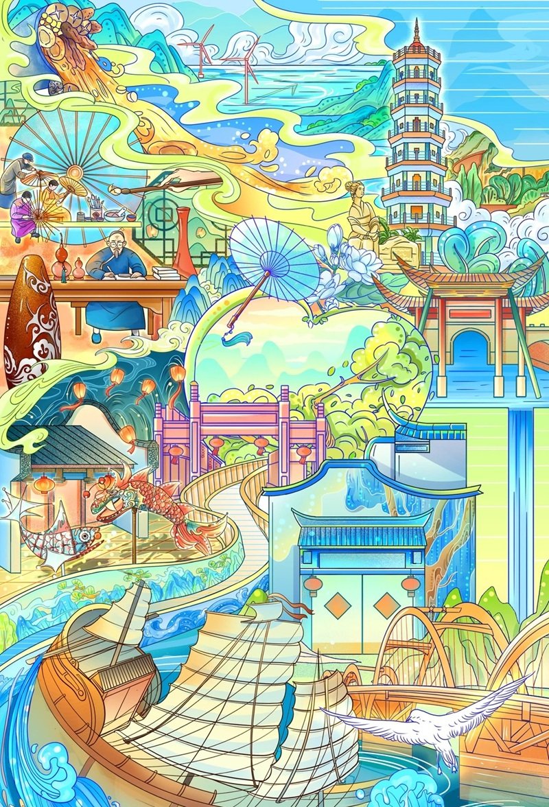 tranh vẽ quê hương 8