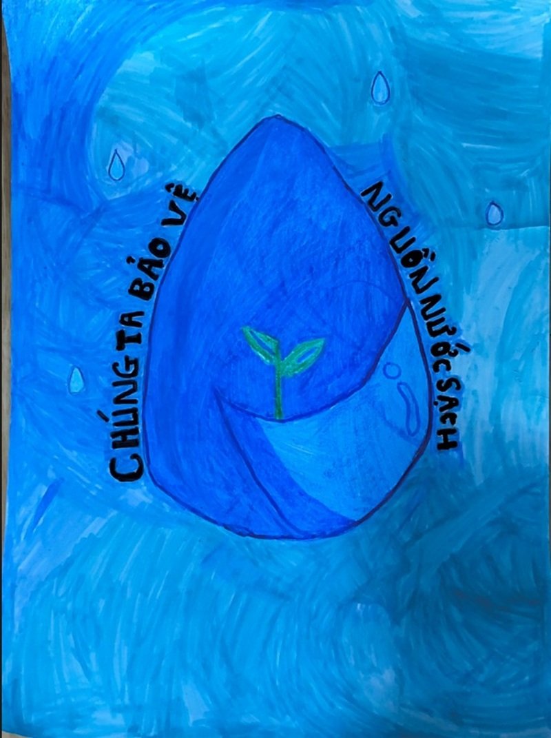 tranh vẽ tiết kiệm nước 10