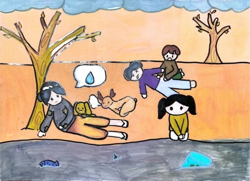 tranh vẽ tiết kiệm nước 13