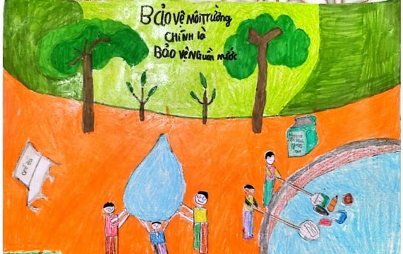 tranh vẽ tiết kiệm nước 18