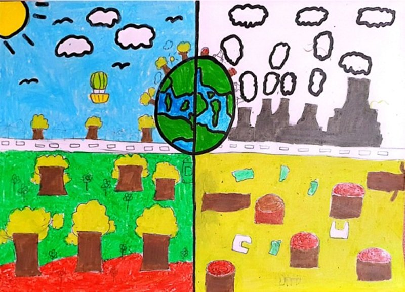 tranh vẽ tiết kiệm nước 20