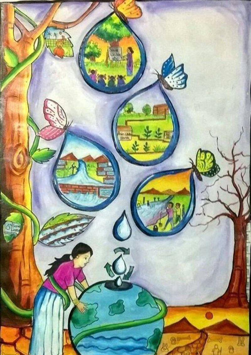 tranh vẽ tiết kiệm nước 25