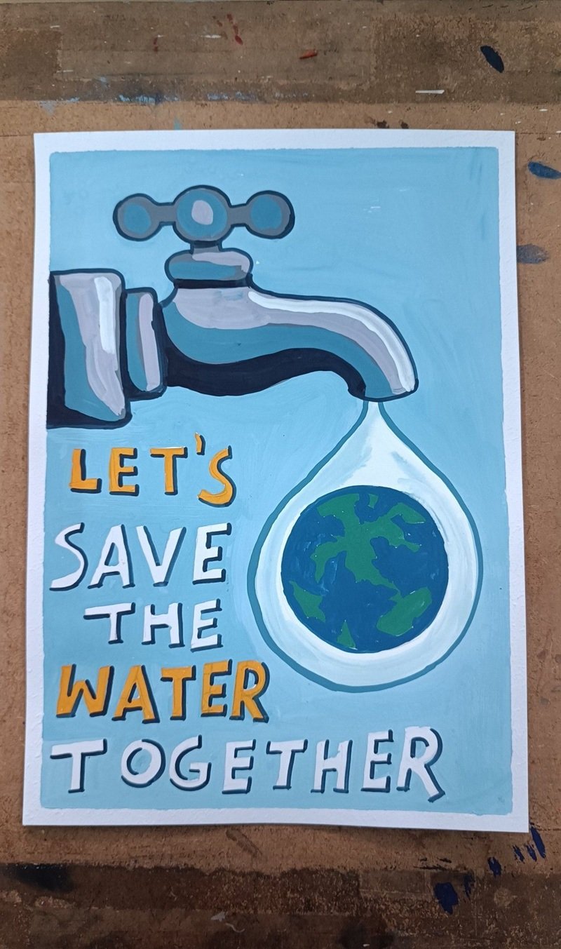 tranh vẽ tiết kiệm nước 27