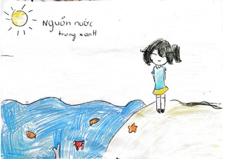 tranh vẽ tiết kiệm nước 3