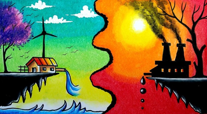 tranh vẽ tiết kiệm nước 34