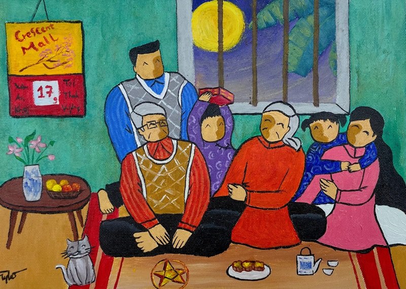 tranh vẽ trung thu 17