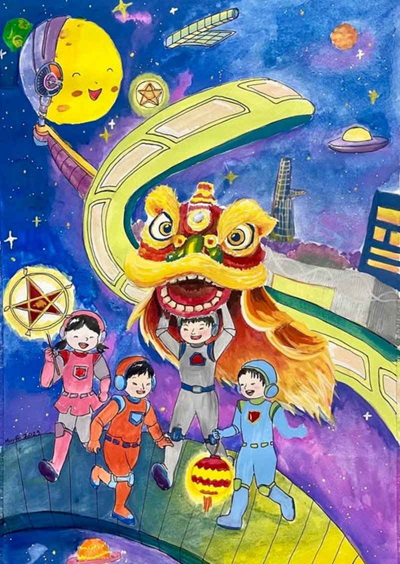 tranh vẽ trung thu 25