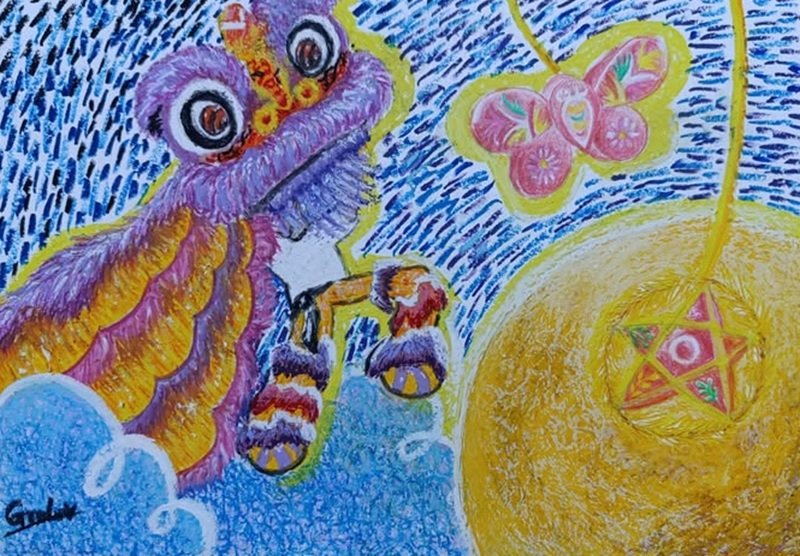 tranh vẽ trung thu 27