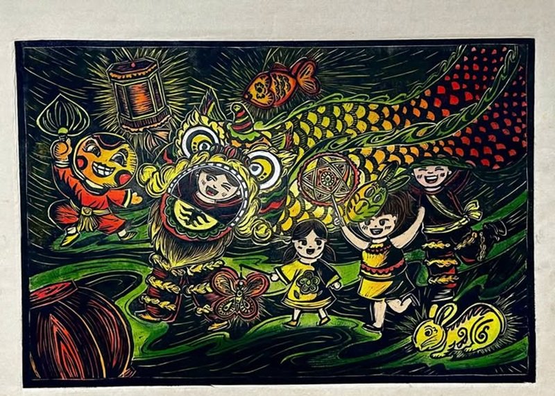 tranh vẽ trung thu 36