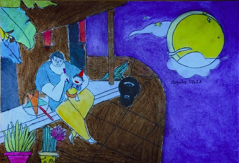 tranh vẽ trung thu 5