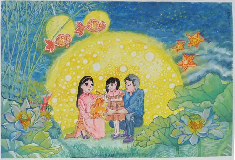 tranh vẽ trung thu 7