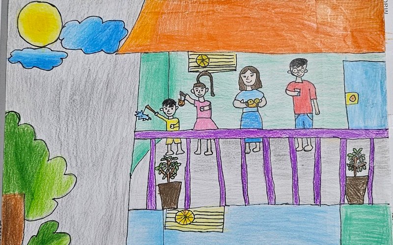 tranh vẽ trung thu 8