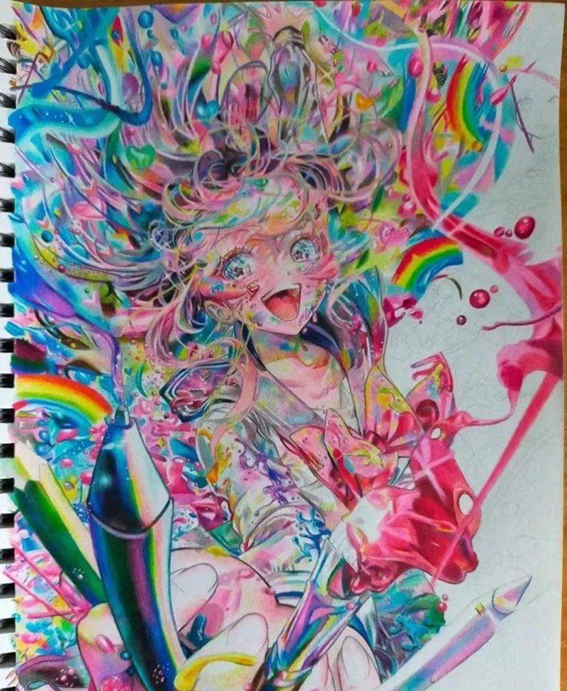 tranh vẽ tự do 1