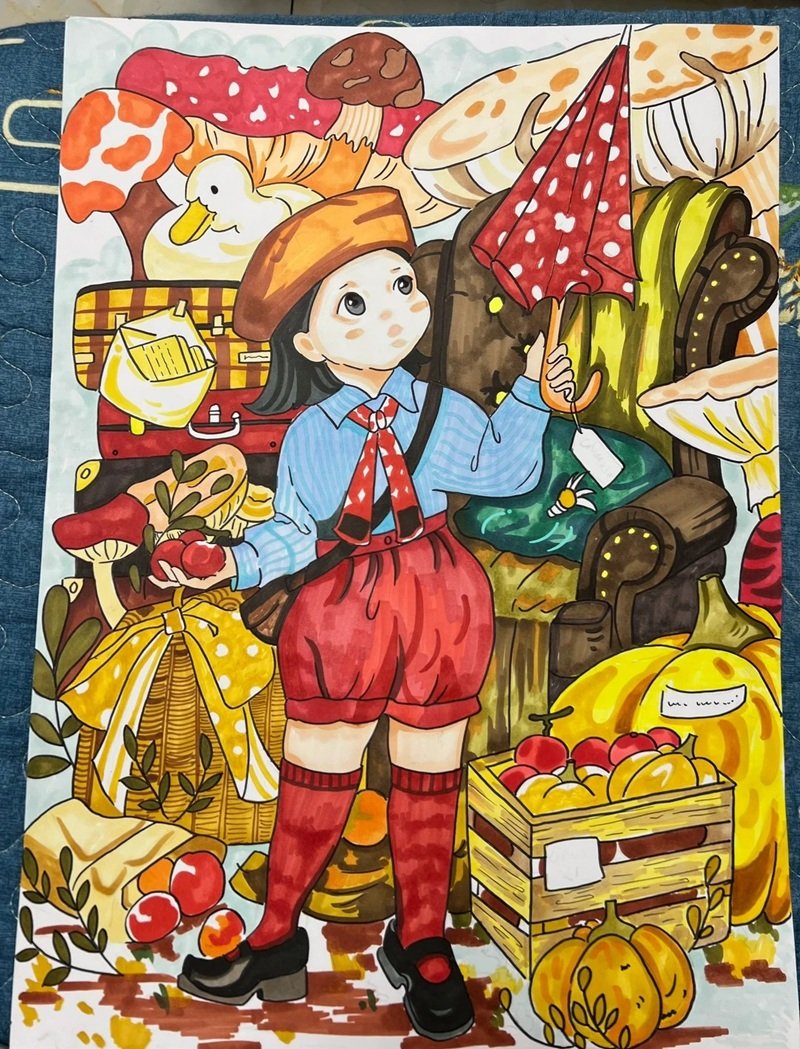 tranh vẽ tự do 14