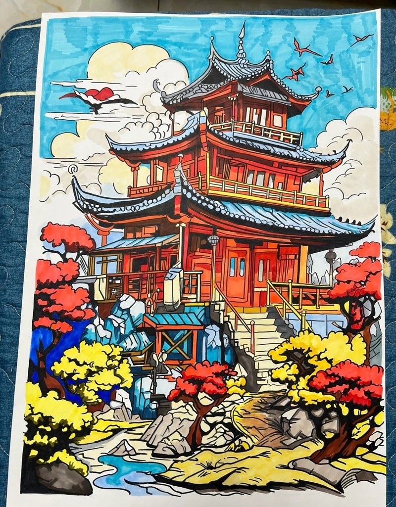 tranh vẽ tự do 16