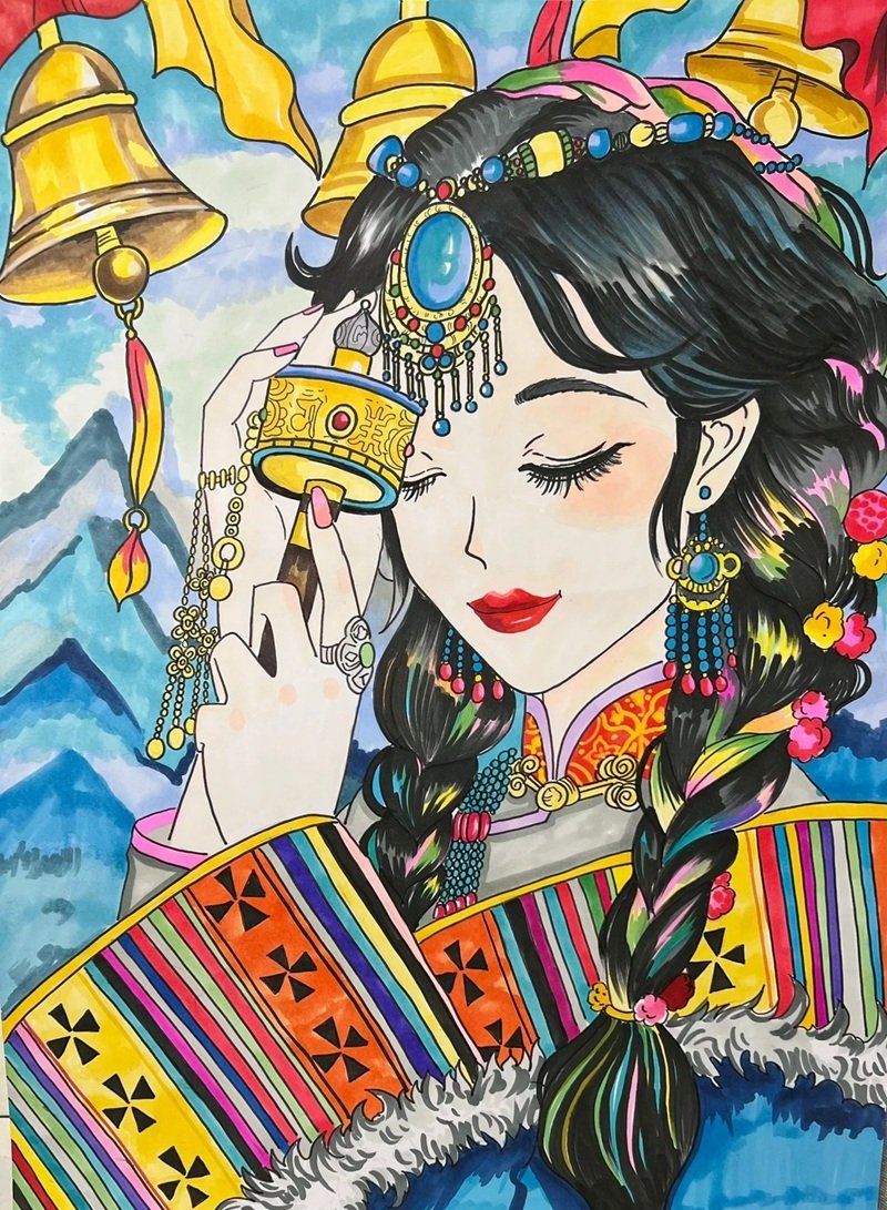 tranh vẽ tự do 18