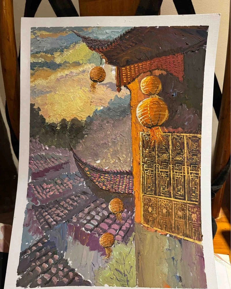 tranh vẽ tự do 4