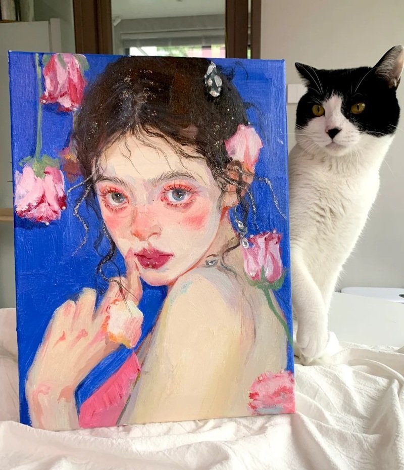 tranh vẽ tự do 6