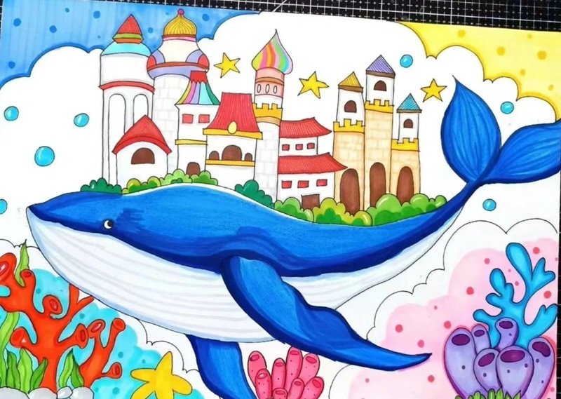 tranh vẽ ý tưởng trẻ thơ 11