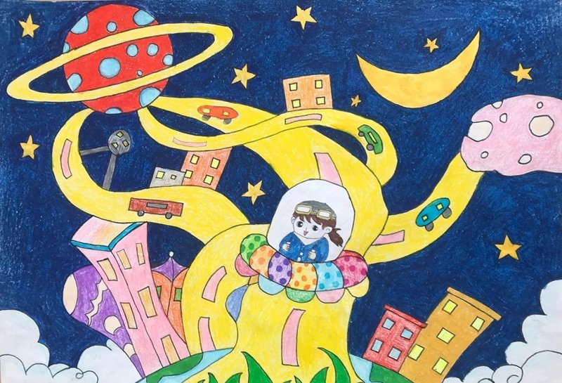 tranh vẽ ý tưởng trẻ thơ 13